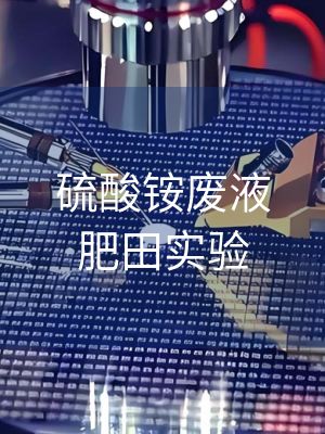 硫酸铵废液肥田实验